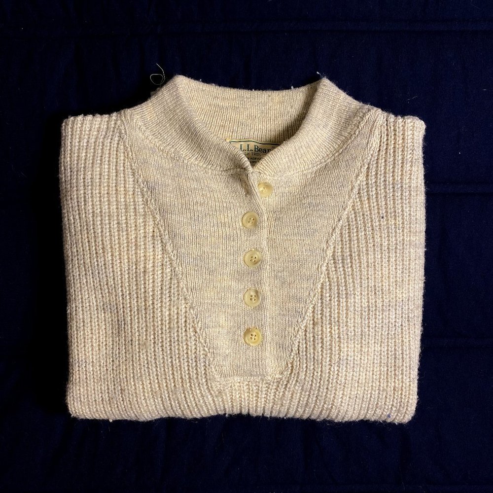 Vintage LL Bean Sweater (Cream ColoredO